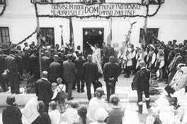 Blagoslov Gorjanskega doma leta 1929